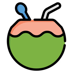 Coconut Drink Icon