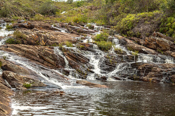 waterfall in Serra do Cipo, State of Minas Gerais, Brazil