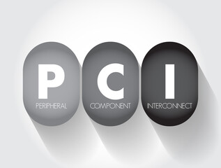 PCI - Peripheral Component Interconnect is a local computer bus for attaching hardware devices in a...