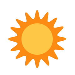 shining sun, spherical sun icon,cartoon text frame,Various circular speech bubbles, conversation