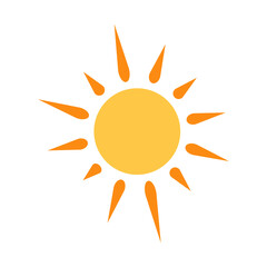 shining sun, spherical sun icon,cartoon text frame,Various circular speech bubbles, conversation