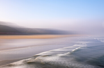 Saltburn-by-the-Sea On The North Yorkshire Coast On A Misty Day