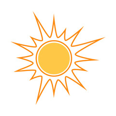 shining sun, spherical sun icon,cartoon text frame,Various circular speech bubbles, conversation