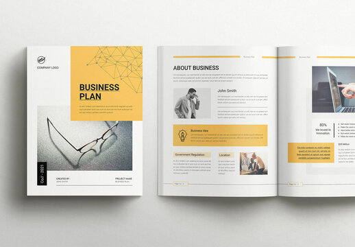 Business Plan Brochure Template