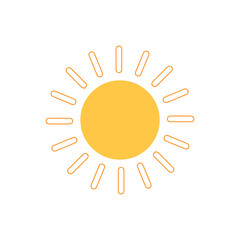 shining sun, spherical sun icon,cartoon text frame,Various circular speech bubbles, conversation