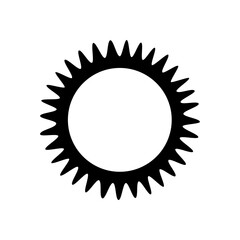 shining sun, spherical sun icon,cartoon text frame,Various circular speech bubbles, conversation