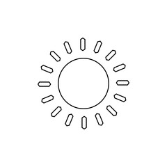 shining sun, spherical sun icon,cartoon text frame,Various circular speech bubbles, conversation