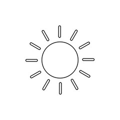 shining sun, spherical sun icon,cartoon text frame,Various circular speech bubbles, conversation