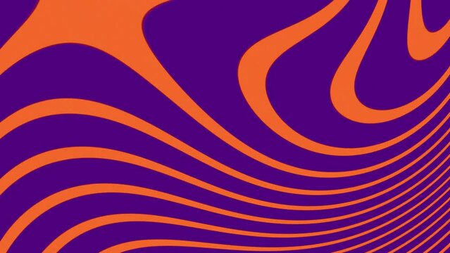 animated abstrack background twirl on retro color and vintage style art