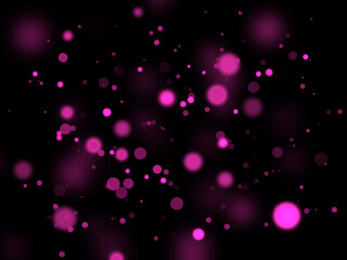 Abstract background with bokeh lights.