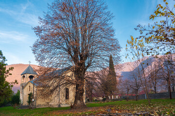 Church of St. George was built in 1855. Gakh city, Azerbaijan