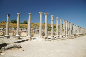 Perge Ancient City in Antalya, Turkiye