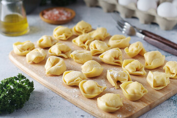 Tortellini - dumplings typical dish from Italian cuisine