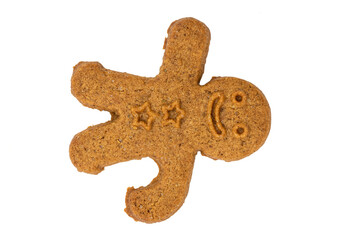 The happy gingerbread cookie man 