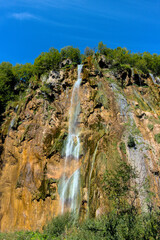 Fototapeta na wymiar Parco Naturale di Plitvice in Croazia