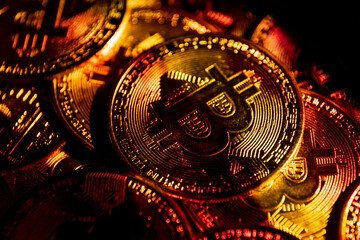 ミステリアスなビットコインのイメージ