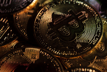 ミステリアスなビットコインのイメージ