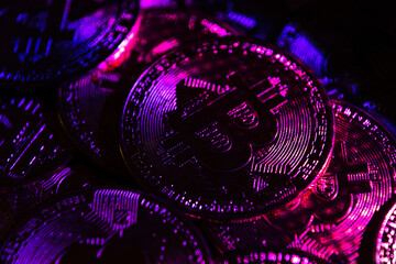 ミステリアスなビットコインのイメージ