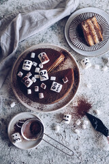 Homemade Chocolate Cake for Halloween Party