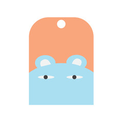 Animal Badges Cute Set Illustration