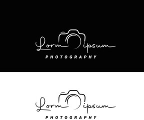 Camara icon or logo vector art