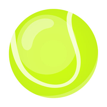 Sport tennis ball, equipment cartoon vector. Balls and gaming item for sport vector. Illustration of recreation