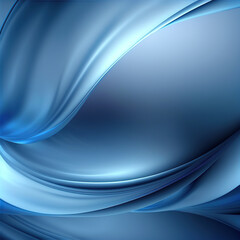 Naklejka premium Abstract blue background with smooth line
