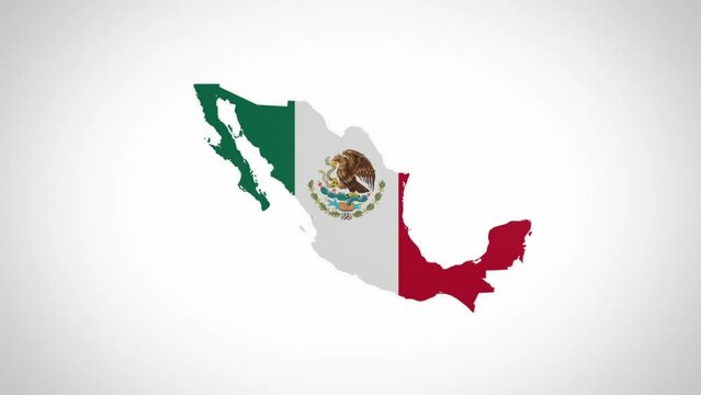 3D Disk with Mexico Map Intro