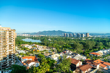 Obraz premium panorama of the city of Rio de Janeiro from a bird's eye view