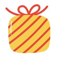 Christmas gift box icon.