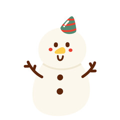 Snow man Icon.