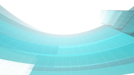 Abstract architectural rendering 3d illustration