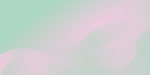 Fondo banner degradado con en colores azules verdosos y rosa palo. Fondo con líneas abstractas. Archivo de alta resolución