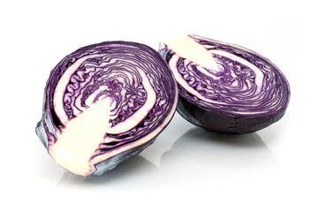 Fototapeta premium Closeup von einem Rotkohl