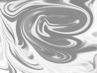 Glowing particles liquid dynamic flow. Trendy fluid cover design