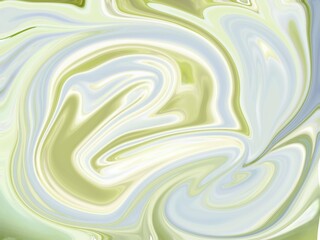 Glowing particles liquid dynamic flow. Trendy fluid cover design