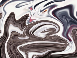 Glowing particles liquid dynamic flow. Trendy fluid cover design