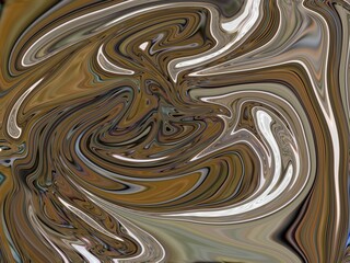 Glowing particles liquid dynamic flow. Trendy fluid cover design