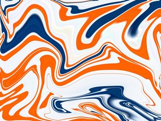 Glowing particles liquid dynamic flow. Trendy fluid cover design