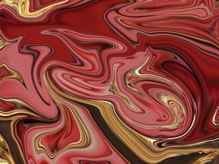 Glowing particles liquid dynamic flow. Trendy fluid cover design