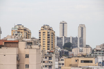 Fototapeta na wymiar buildings in the neighborhood of Botafogo in Rio de Janeiro.
