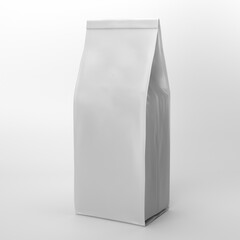 3d illustration - Blank coffee bag
