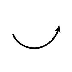 arrow circle up down black hand drawn icon illustration vector