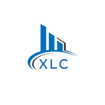 XLC letter logo. XLC blue image. XLC Monogram logo design for entrepreneur and business. XLC best icon.	

