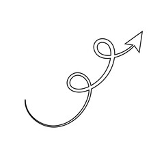 arrow circle up down black hand drawn icon illustration vector