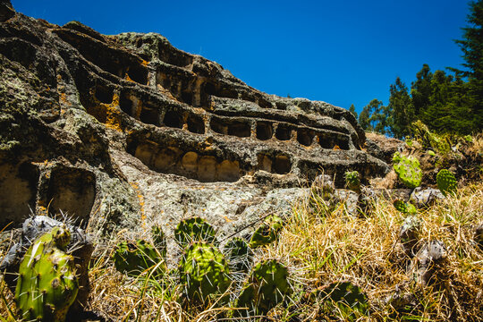 ventanillas de otuzco Cajamarca ruins ancient pre Inca civilisation