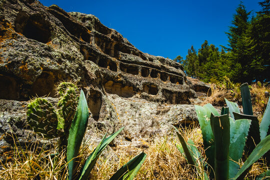 ventanillas de otuzco Cajamarca ruins ancient pre Inca civilisation in peru 
