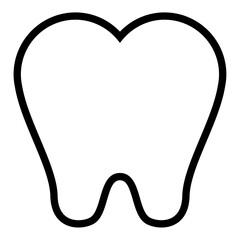 Isolated teeth icon Flat design Vector illustration