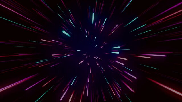 abstract colorful particle  different light animation background