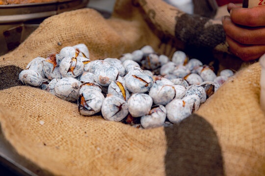 Castanhas assadas 